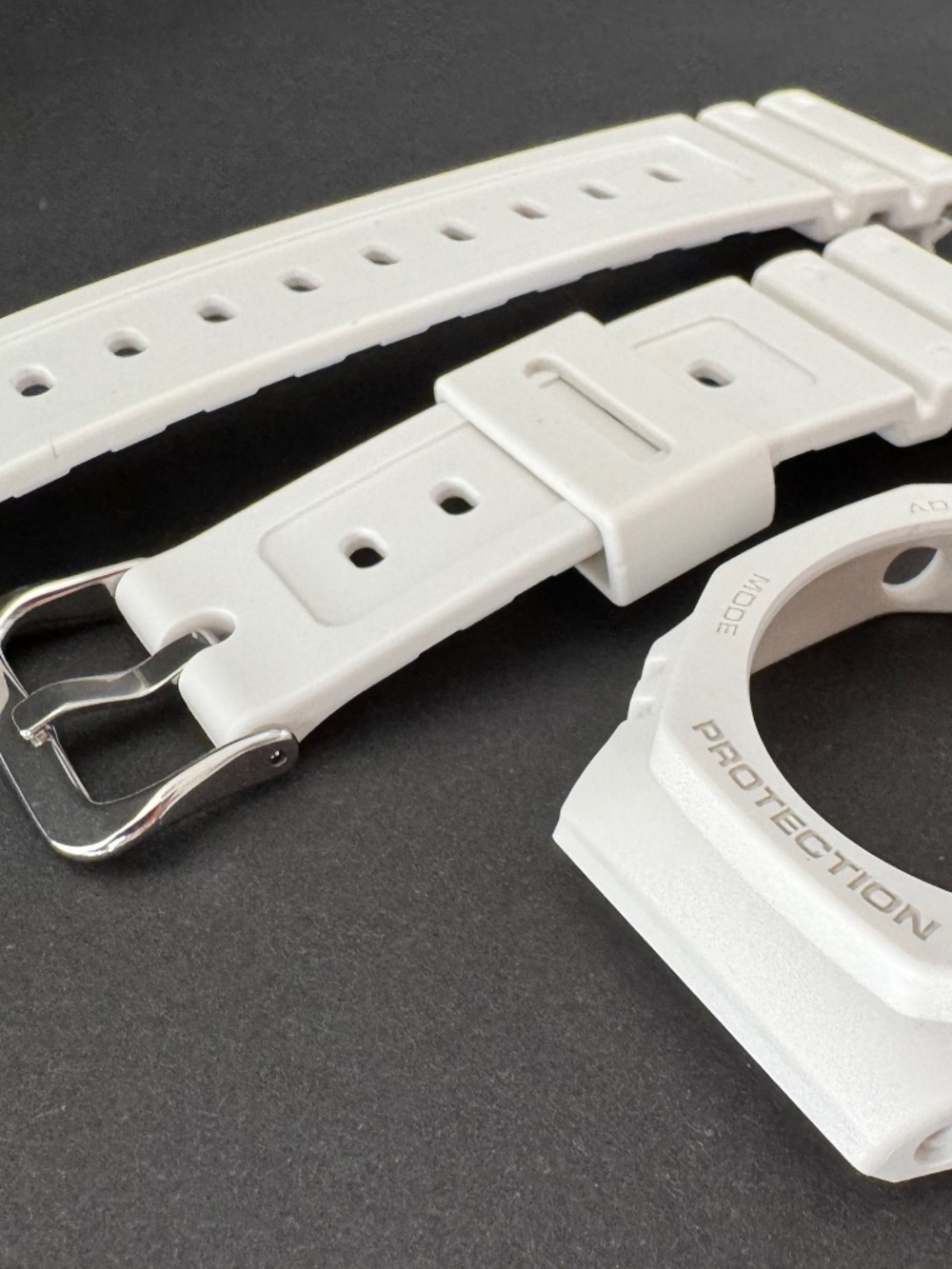 Genuine Casio G-Shock Band Strap & Bezel Set GA-2100 & GA-B2100 White Rubber